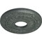 Ekena Millwork Nadia Medallion (Canopies up to 4 7/8"), 12 1/8"OD x 3 5/8"ID x 7/8"P, Athenian Green Crackle CM12NAAGC - alternate 3